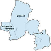 Städte und Kreise im Gerichtsbezirk